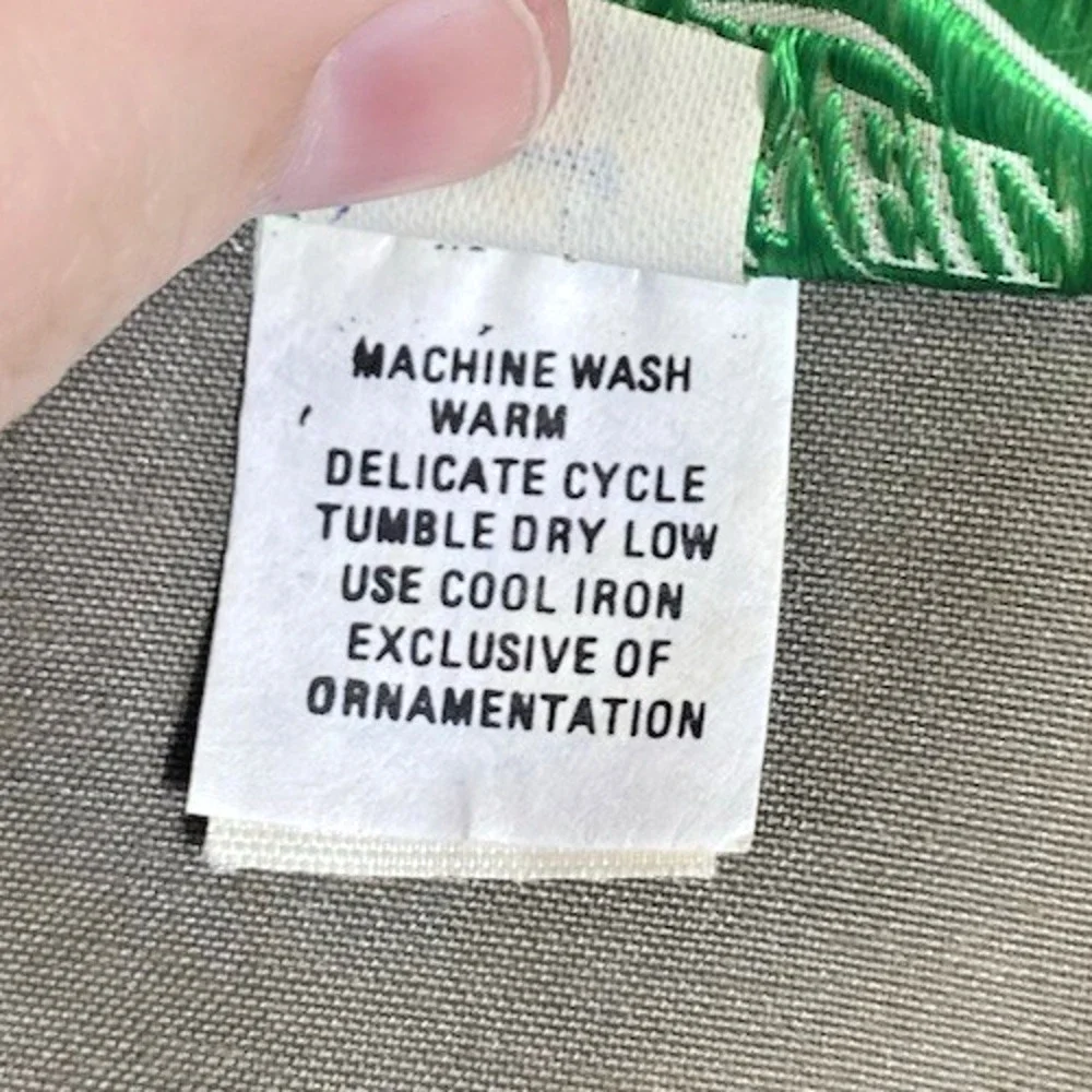 ILGWU Vintage Shirt Dress Patty O'Neil Belted Size 9/10 70s Western Cowgirl Boho - Picture 8 of 11